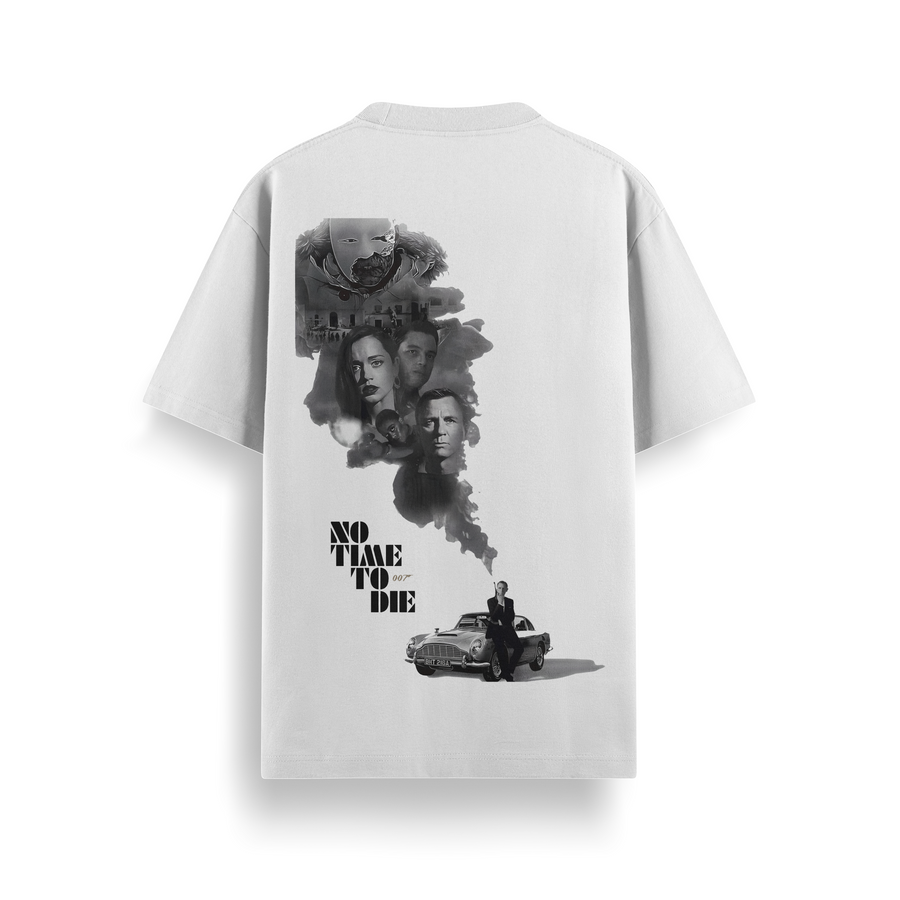 007 - No Time To Die Oversized 240 GSM Tee
