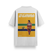 Senna Legacy White Oversized 240 GSM Tee