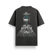 Max Mode Black Oversized 240 GSM Tee