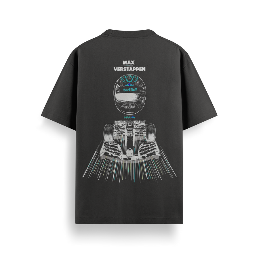 Max Mode Black Oversized 240 GSM Tee