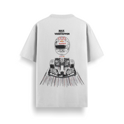 Max Mode White Oversized 240 GSM Tee