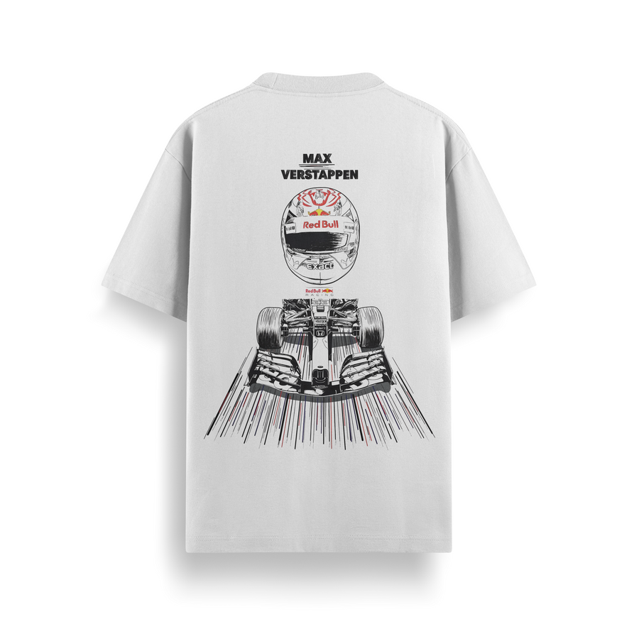 Max Mode White Oversized 240 GSM Tee