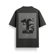 Leclerc Drift Black Oversized 240 GSM Tee