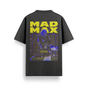 Mad Max Attack Black Oversized 240 GSM Tee