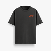 Race Start Black Oversized 240 GSM Tee