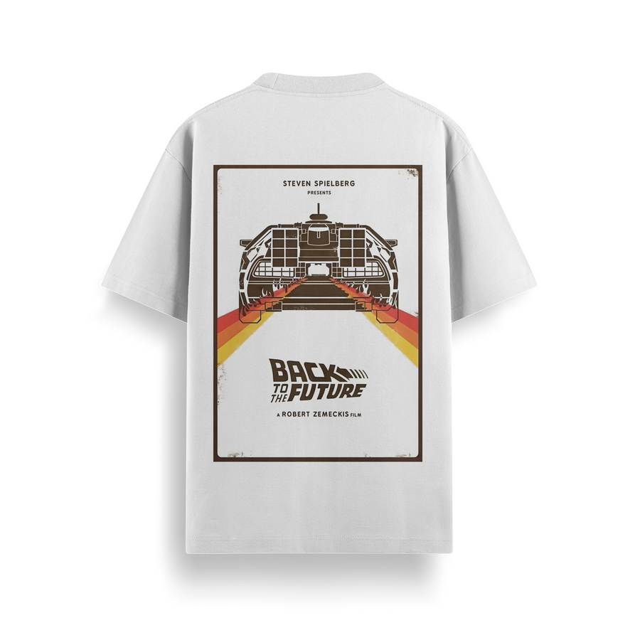Back to the Future - Time Circuit Oversized 240 GSM Tee