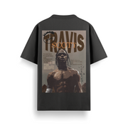 Good Times Issue Black Oversized 240 GSM Tee