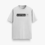 Vettel Retro Era White Oversized 240 GSM Tee