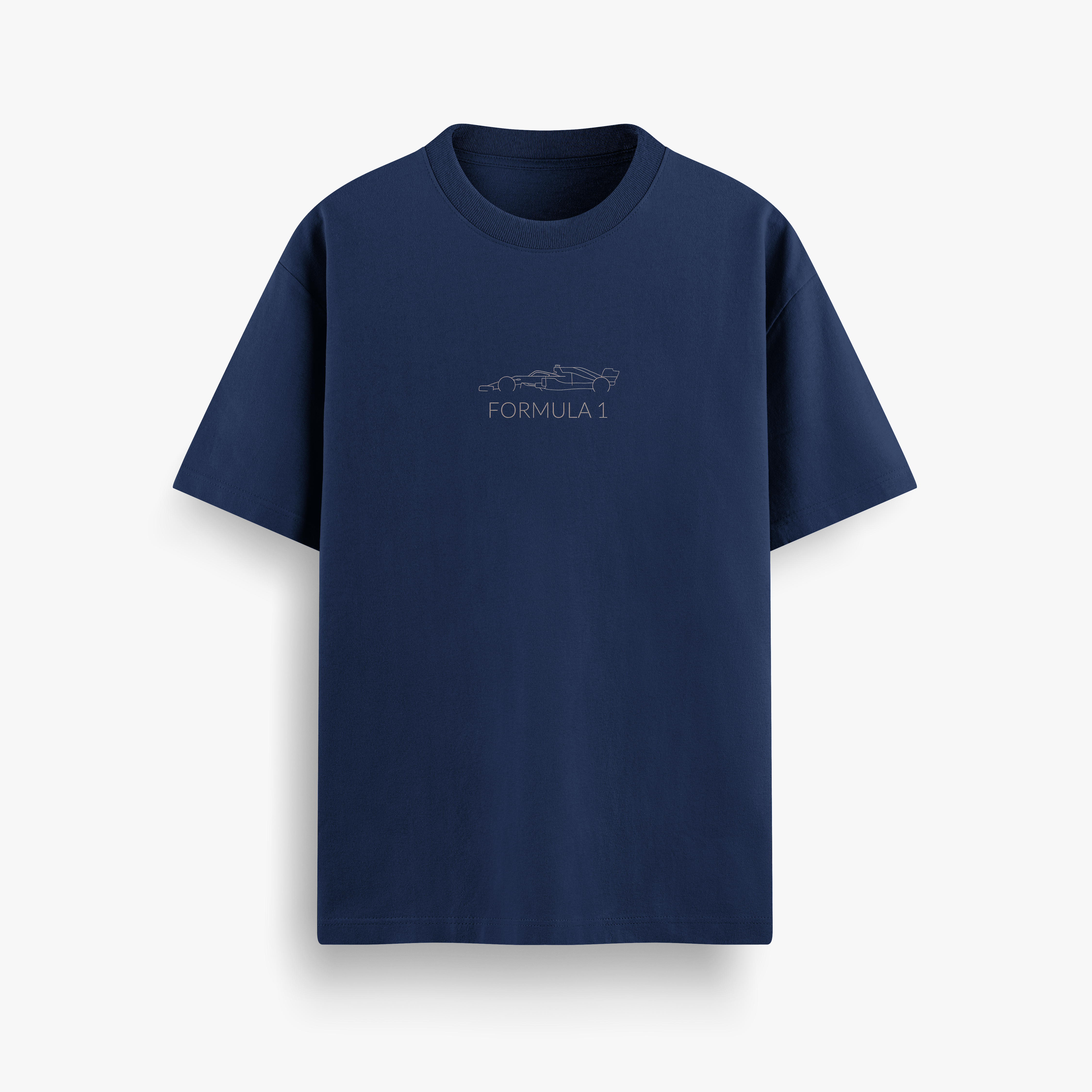 Michael Schumacher Tribute Navy Oversized 240 GSM Tee