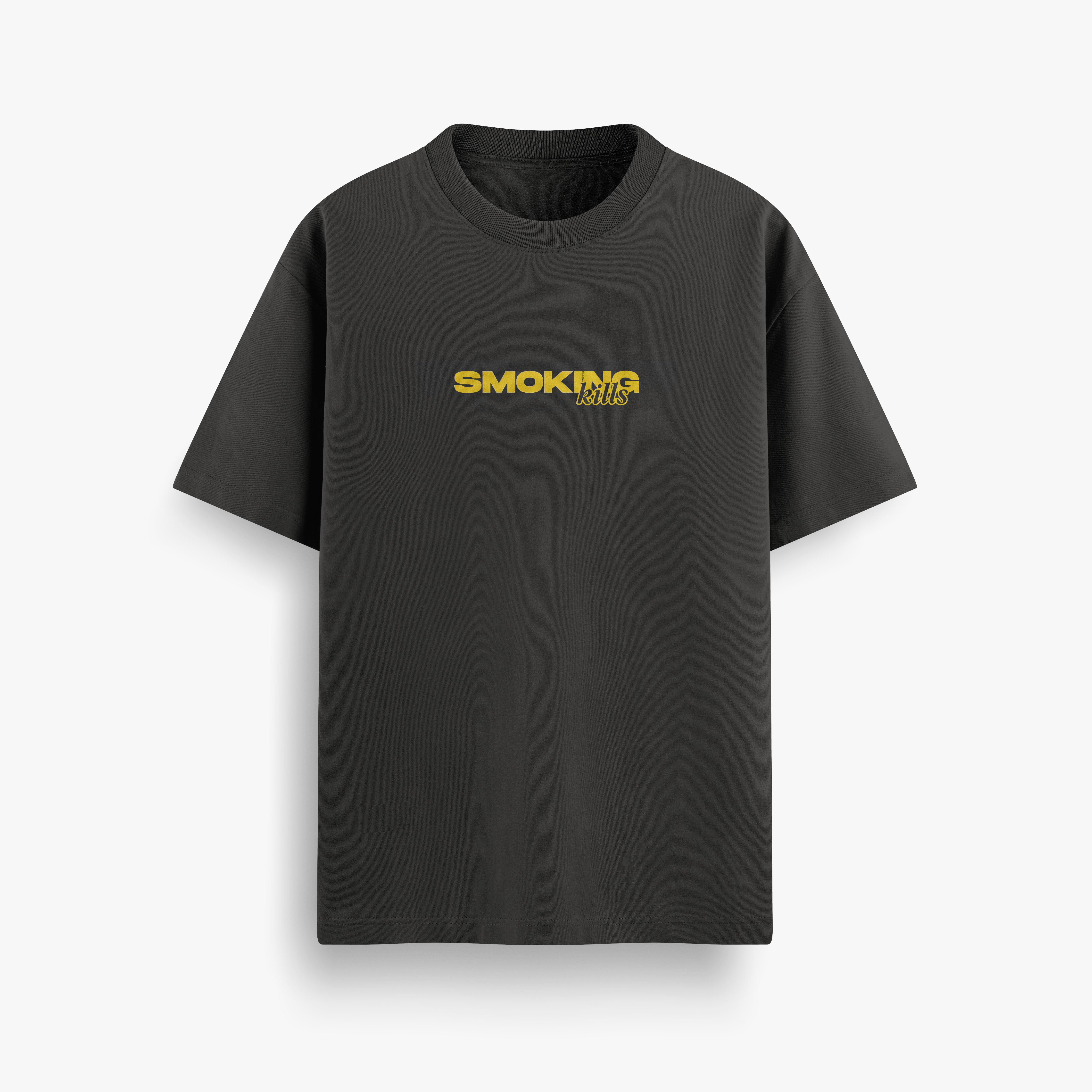 Smoke Break Black Oversized 240 GSM Tee