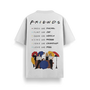 Friends - Character Traits Oversized 240 GSM Tee