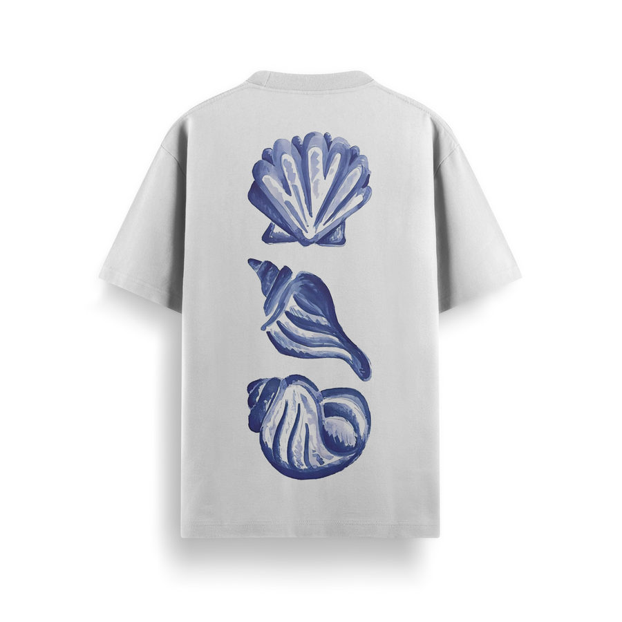 Seashell Escape Oversized 240 GSM Tee