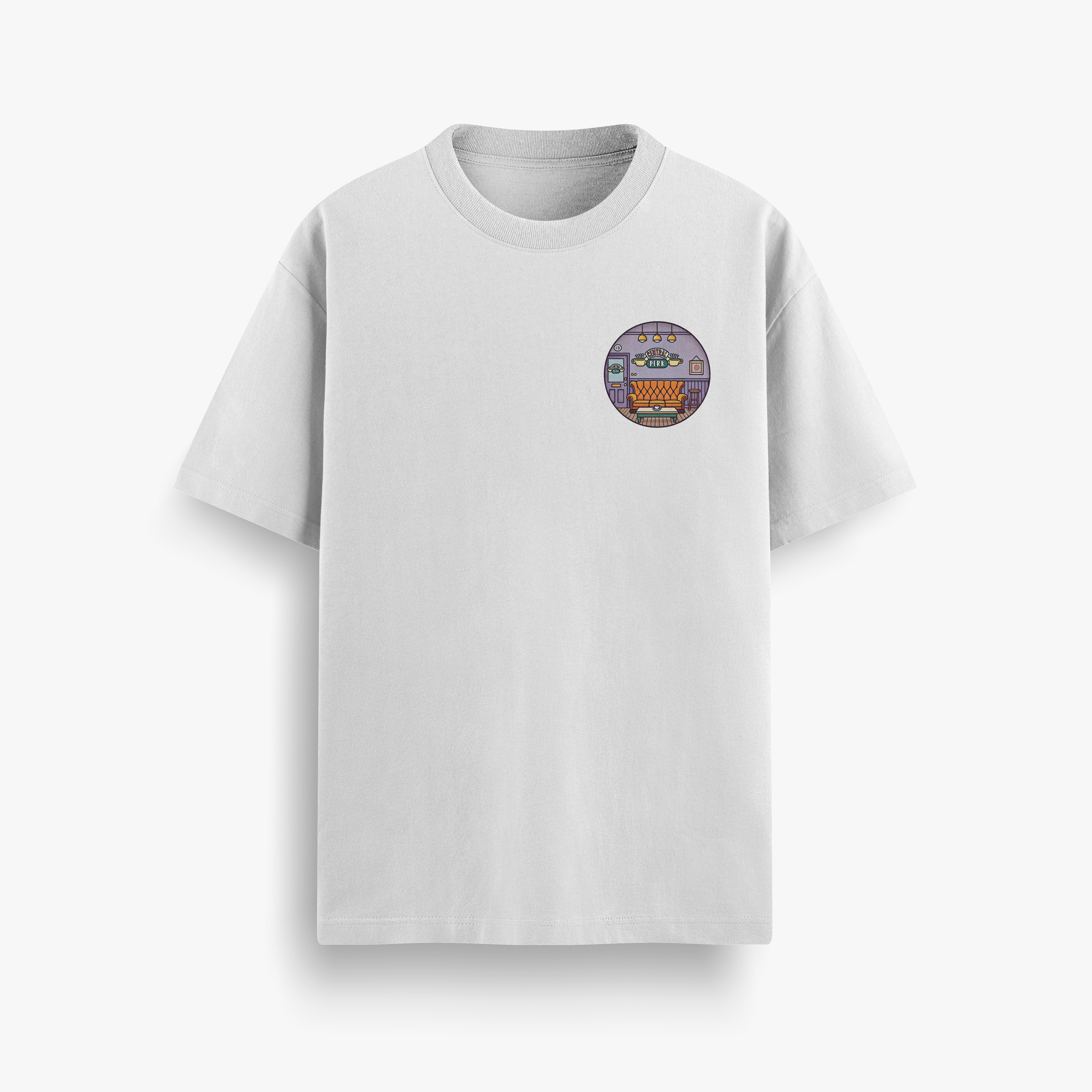 Friends - Joey's Legendary Pickup Line Oversized 240 GSM Tee