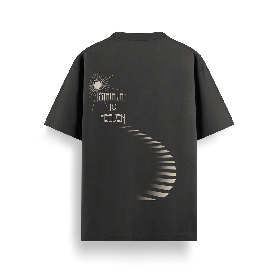 Led Zeppelin – Stairway to Heaven Oversized 240 GSM Tee