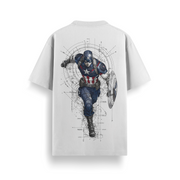 Captain America Legacy Oversized 240 GSM Tee