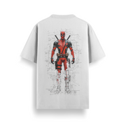 Deadpool Blueprint Oversized 240 GSM Tee