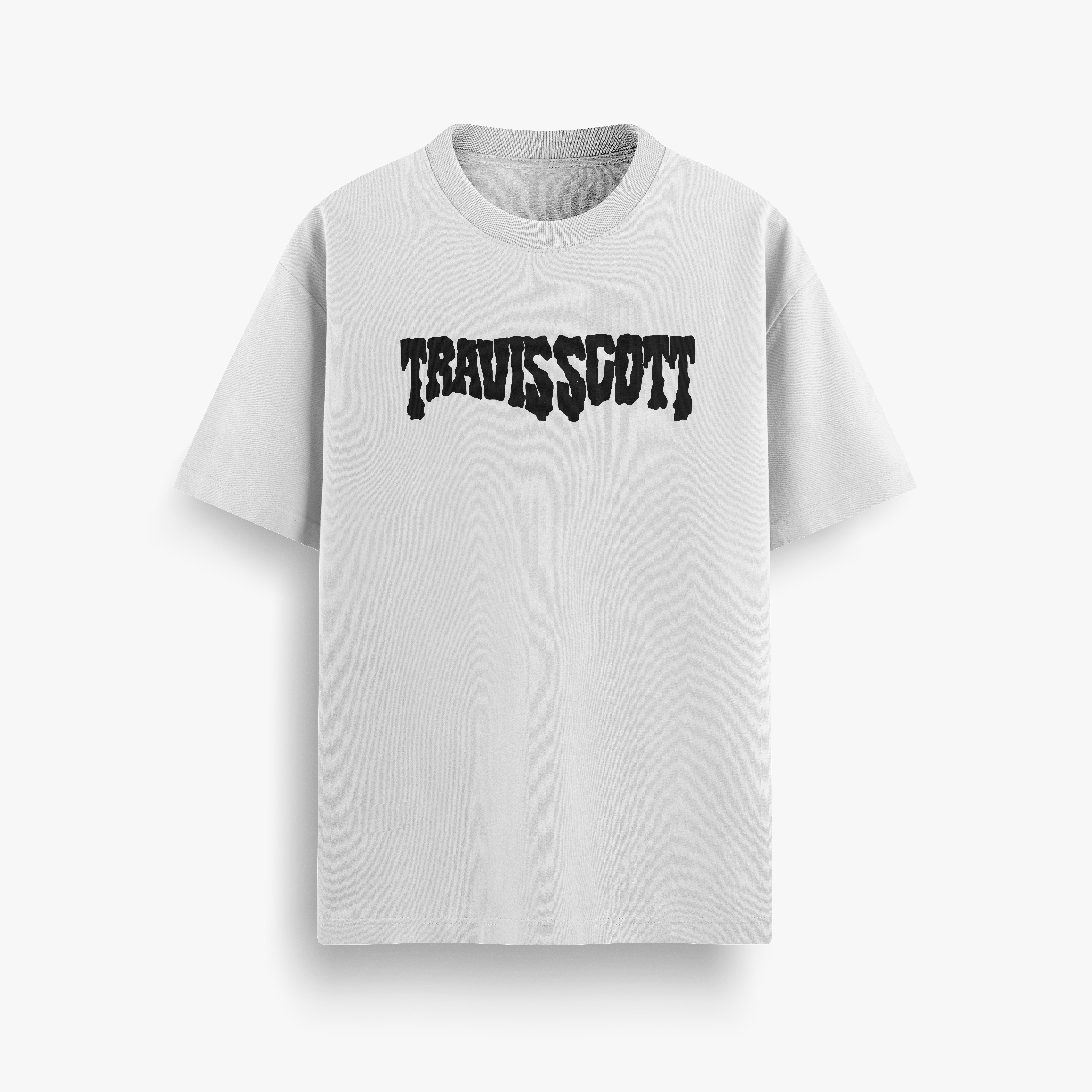 Astroworld Pulse White Oversized 240 GSM Tee