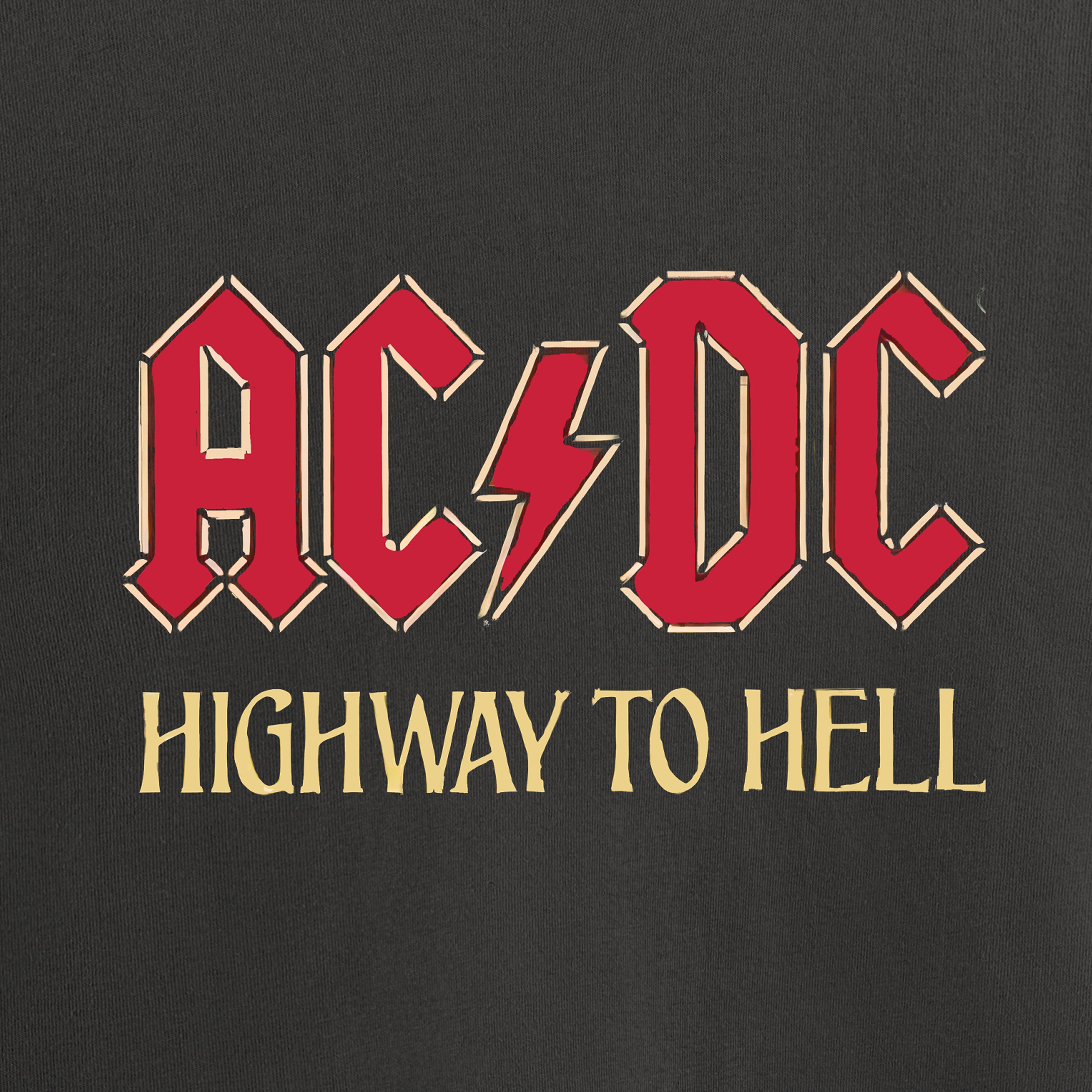 AC/DC – Highway to Hell Oversized 240 GSM Tee