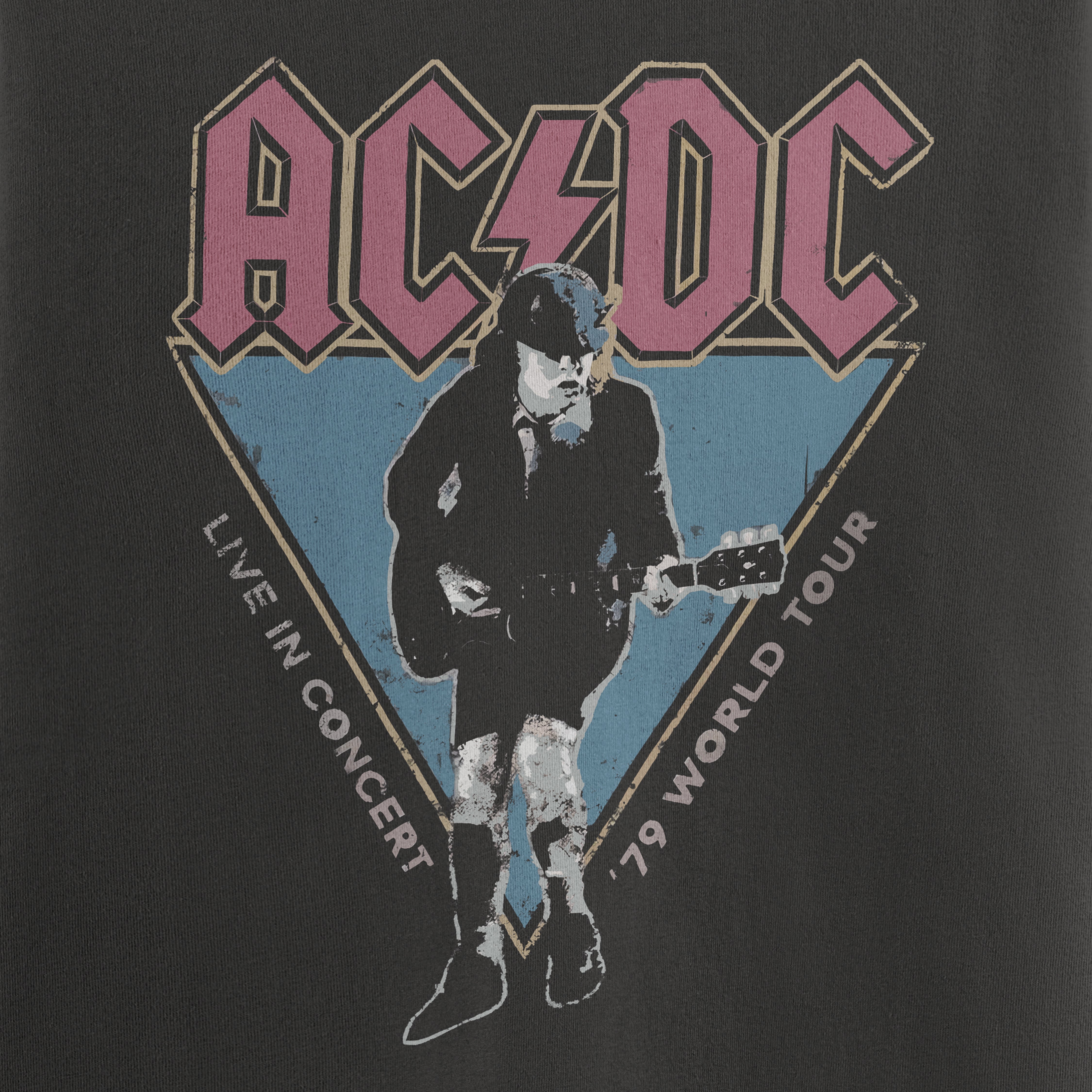 AC/DC – '79 World Tour Oversized 240 GSM Tee