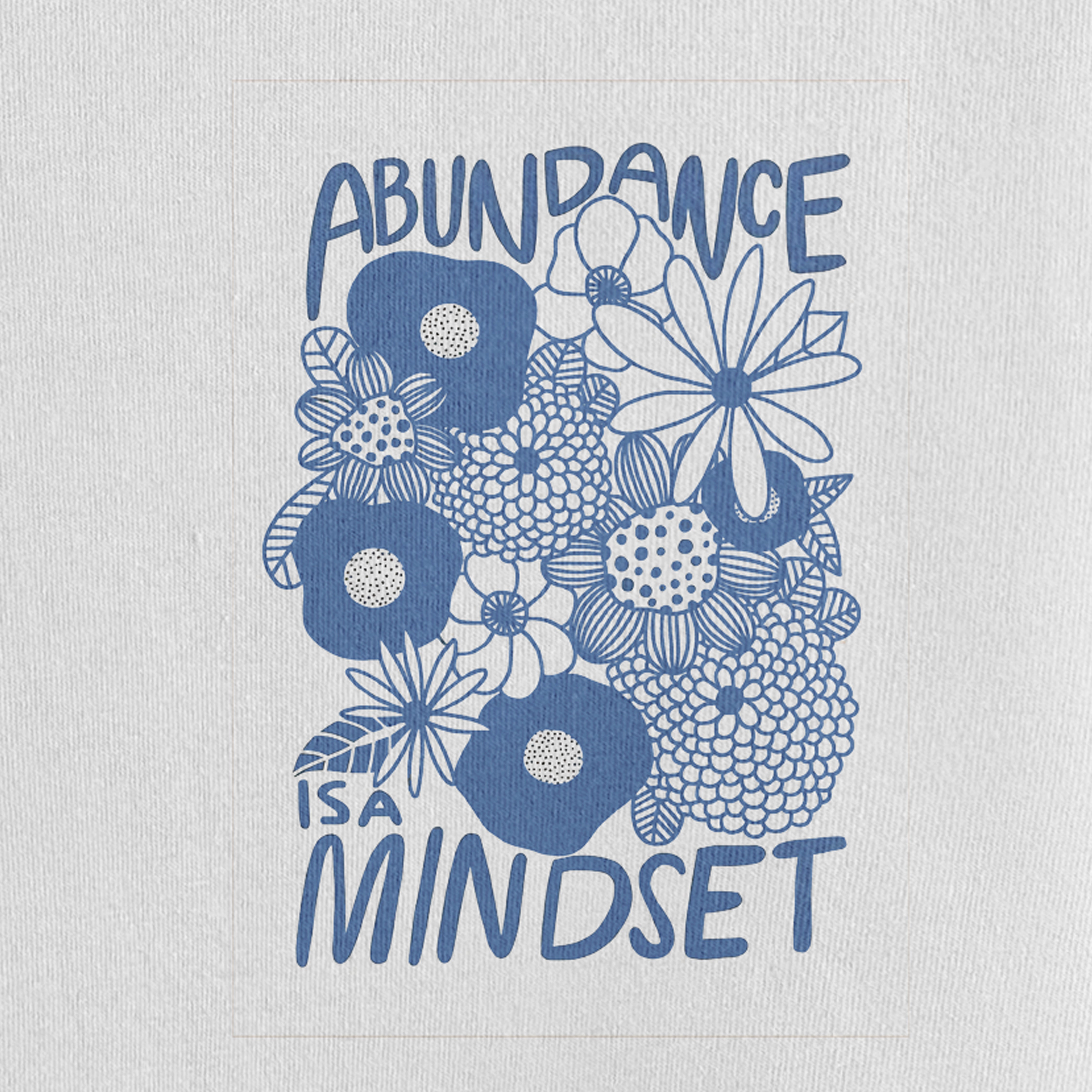 Abundance Mindset Oversized 240 GSM Tee