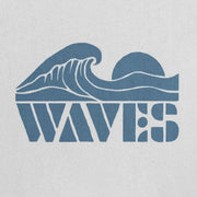 Ride the Waves White Oversized 240 GSM Tee