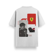 Leclerc X Ferrari Oversized 240 GSM Tee