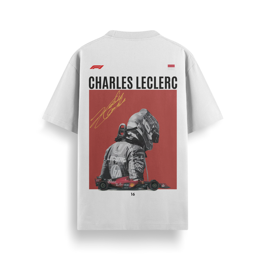 Charles Leclerc Oversized 240 GSM Tee