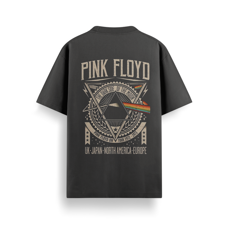 Pink Floyd – World Tour Prism Edition Oversized 240 GSM Tee