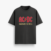 AC/DC – Highway to Hell Oversized 240 GSM Tee