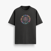 Red Hot Chili Peppers – Classic Logo Black Oversized 240 GSM Tee
