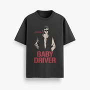 Baby Driver - Killer Track Oversized 240 GSM Tee