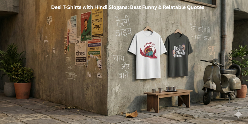 Desi T-Shirts with Hindi Slogans 