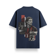 Milan Legacy Navy Oversized 240 GSM Tee