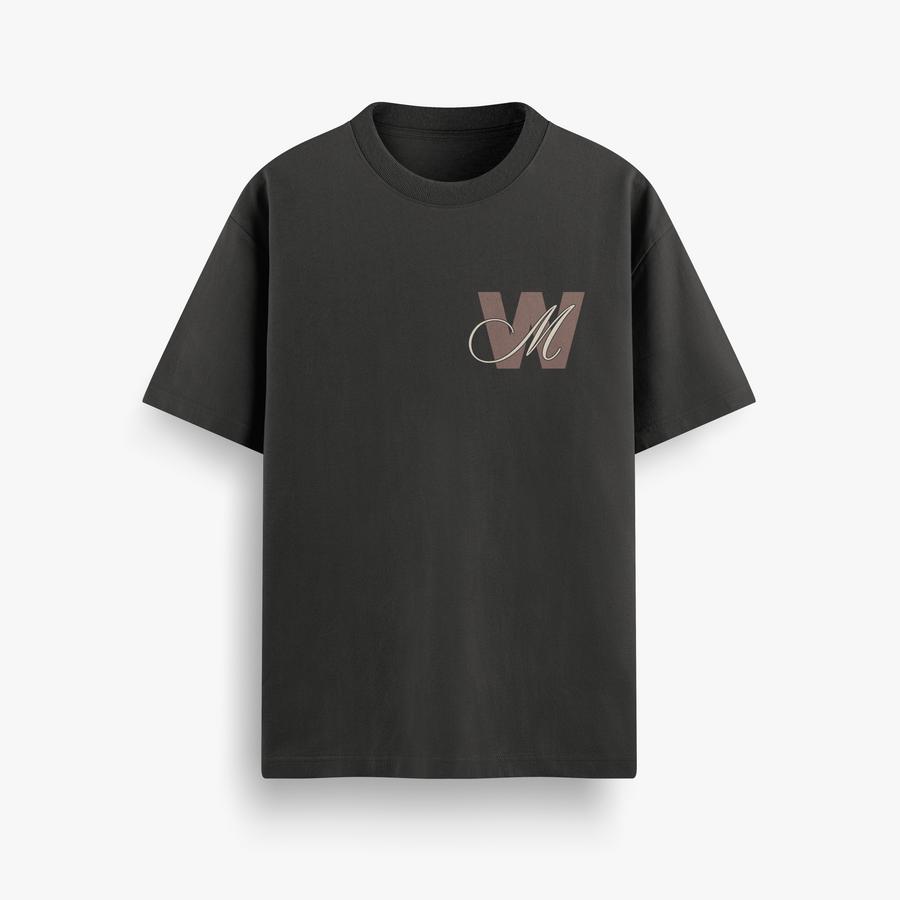 Wild Mindset Black Oversized 240 GSM Tee