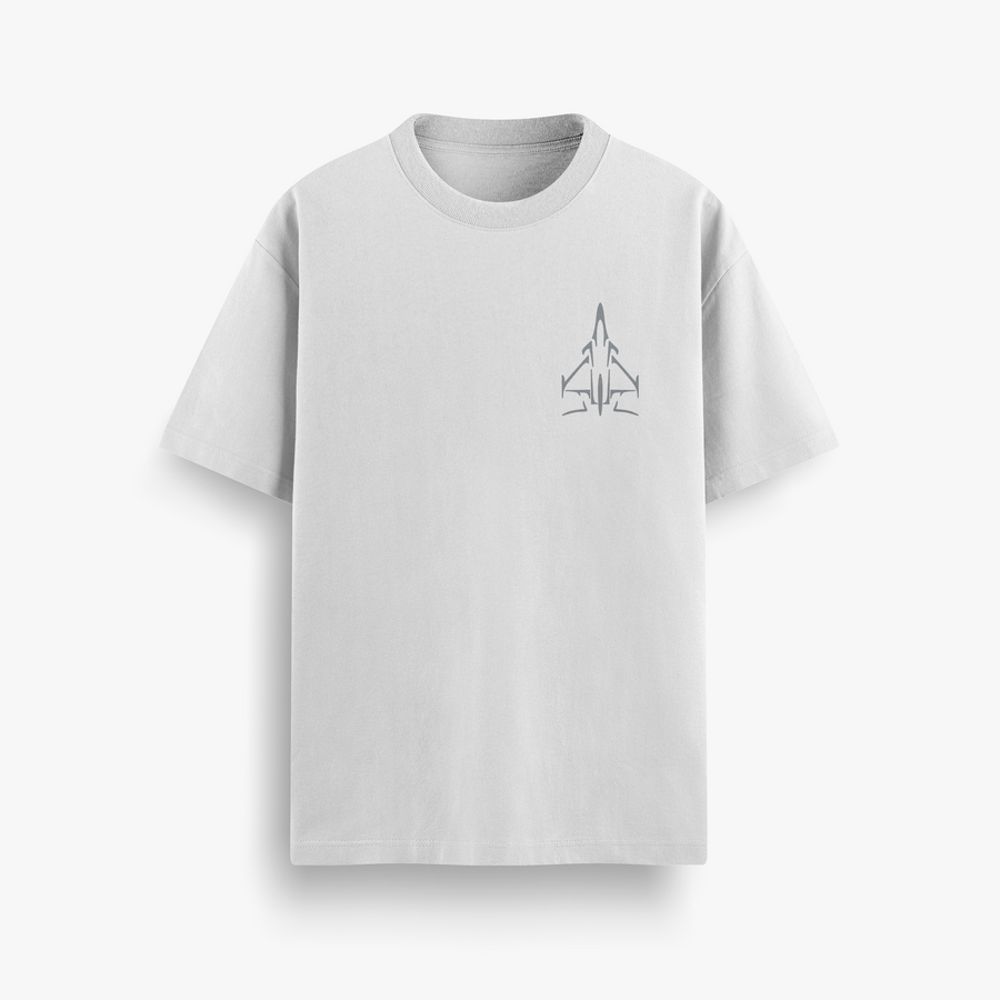 Dassault Rafale Runway Off White Oversized 240 GSM Tee