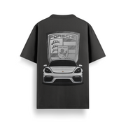 Stuttgart Legacy Black Oversized 240 GSM Tee