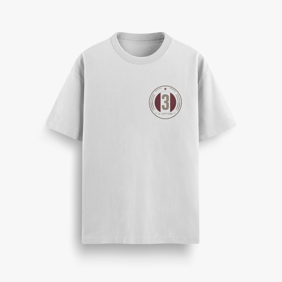 Milan Legacy Off White Oversized 240 GSM Tee