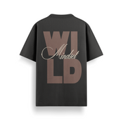 Wild Mindset Black Oversized 240 GSM Tee