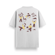 Espresso Mood Off White Oversized 240 GSM Tee