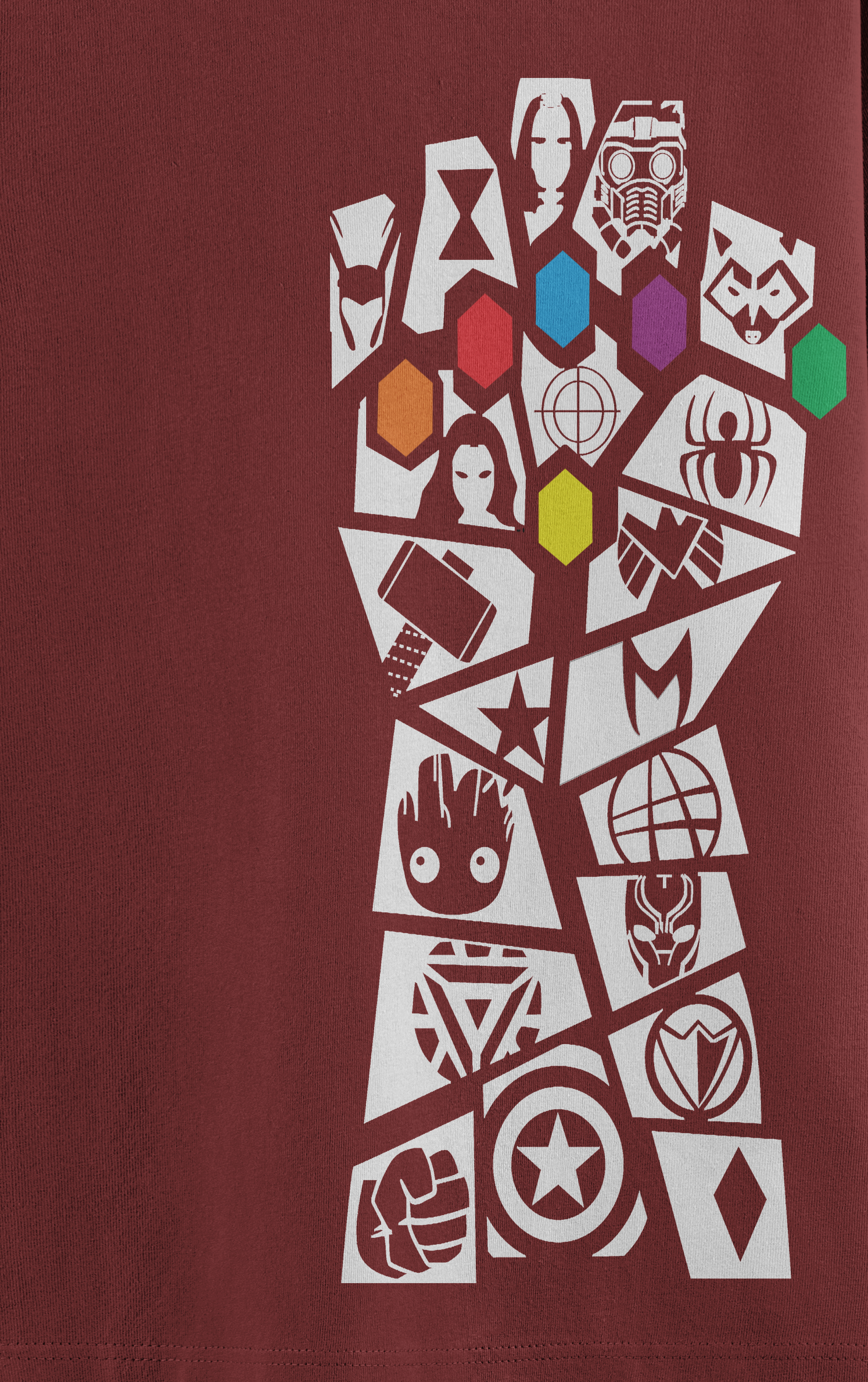 Infinity Gauntlet Oversized 240 GSM Tee