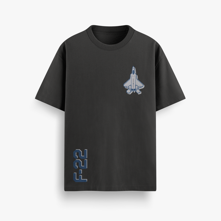 Mobius 1 Black Oversized 240 GSM Tee