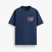 Wild Mindset Navy Oversized 240 GSM Tee