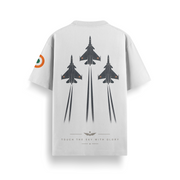 (Custom Name) Formation Flypast Off White Oversized 240 GSM Tee