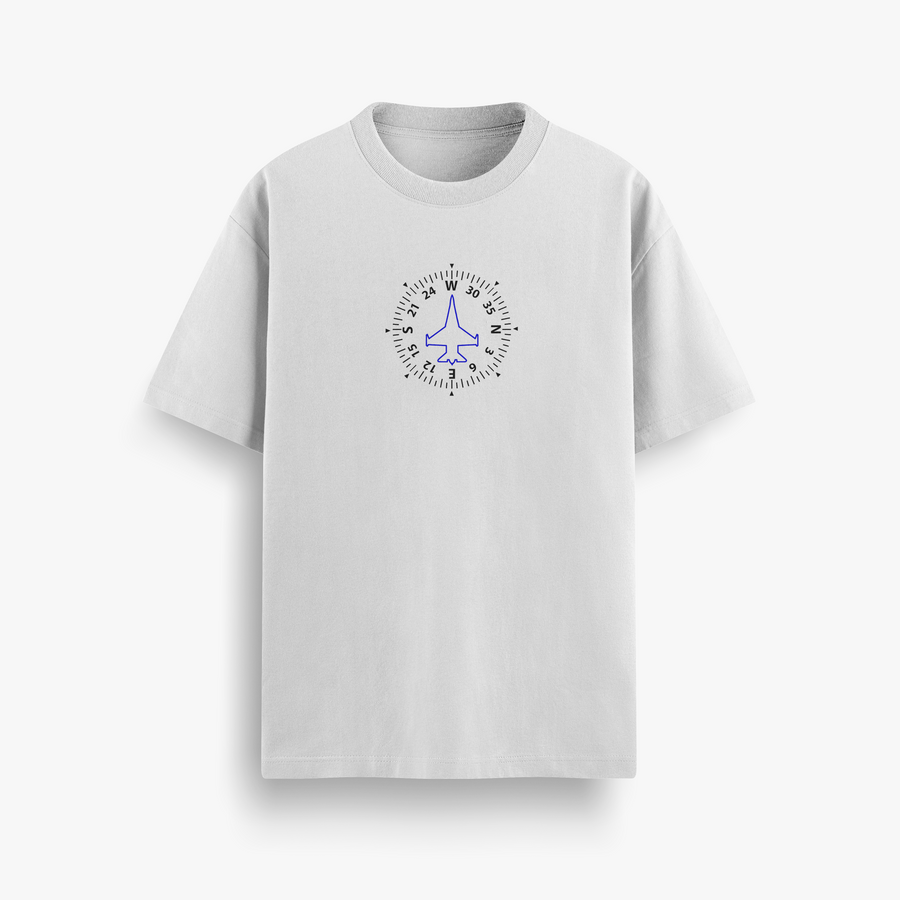 Growler Flag Off White Oversized 240 GSM Tee