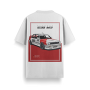 E30 M3 DTM White Oversized 240 GSM Tee