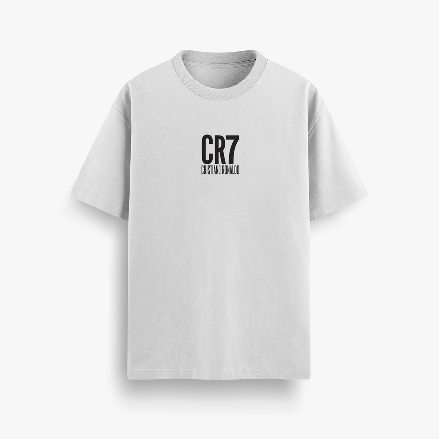 Cristiano Silhouette Off White Oversized 240 GSM Tee