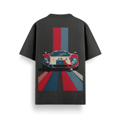 GT40 Le Mans Black Oversized 240 GSM Tee