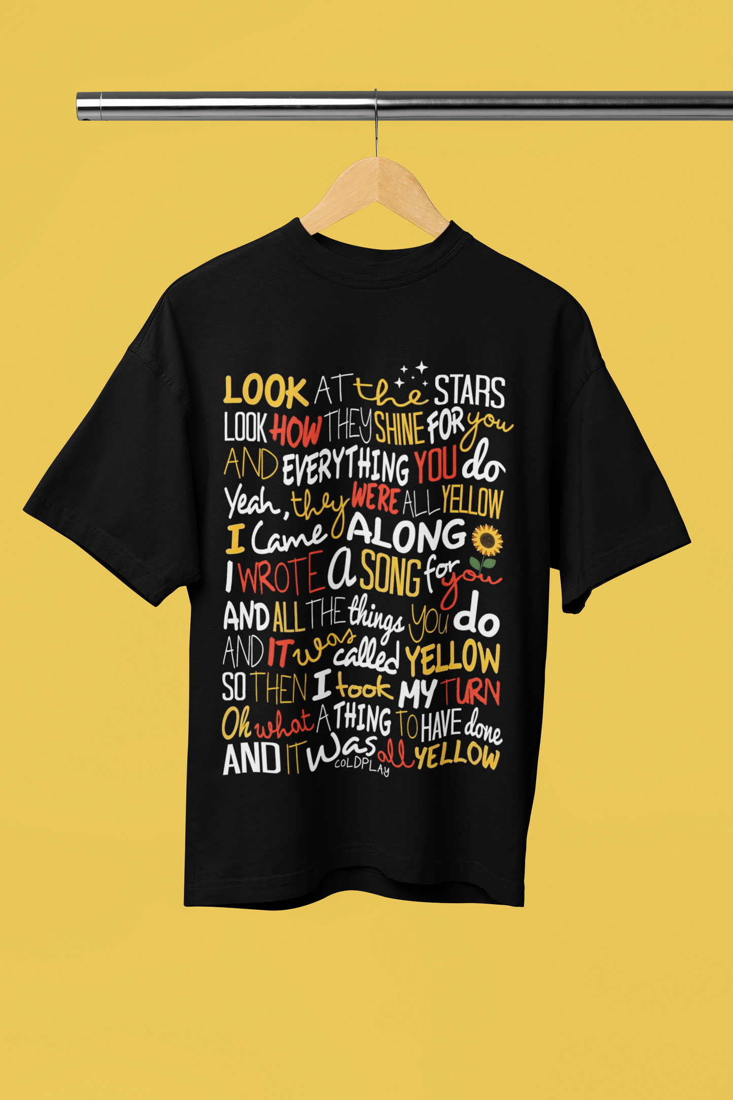 Coldplay Yellow T-Shirt