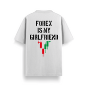 Forex Girlfriend Off White Oversized 240 GSM Tee