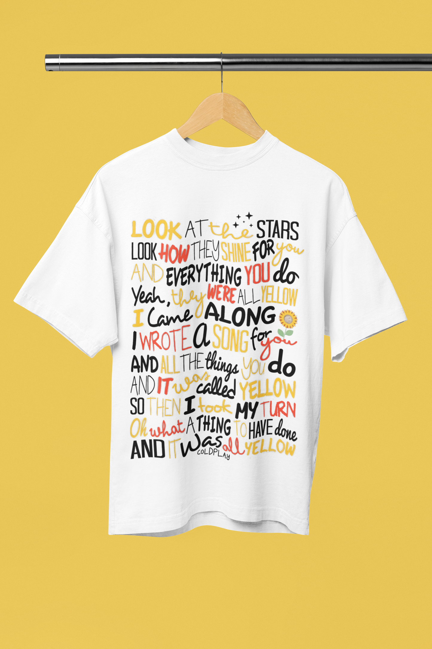 Coldplay Yellow T-Shirt